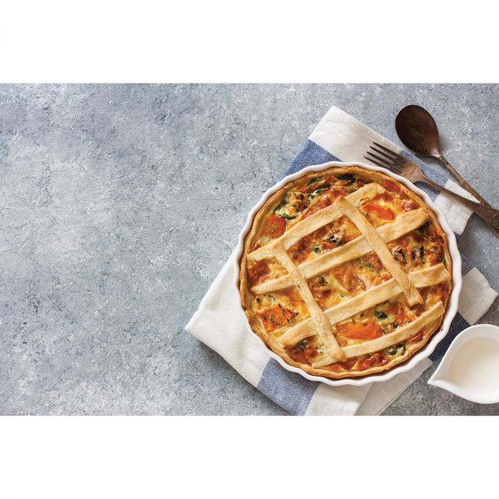 Harold Import Quiche Round 10" 781723980168 Bakeware CDA Gourmet bakeware porcelain 4