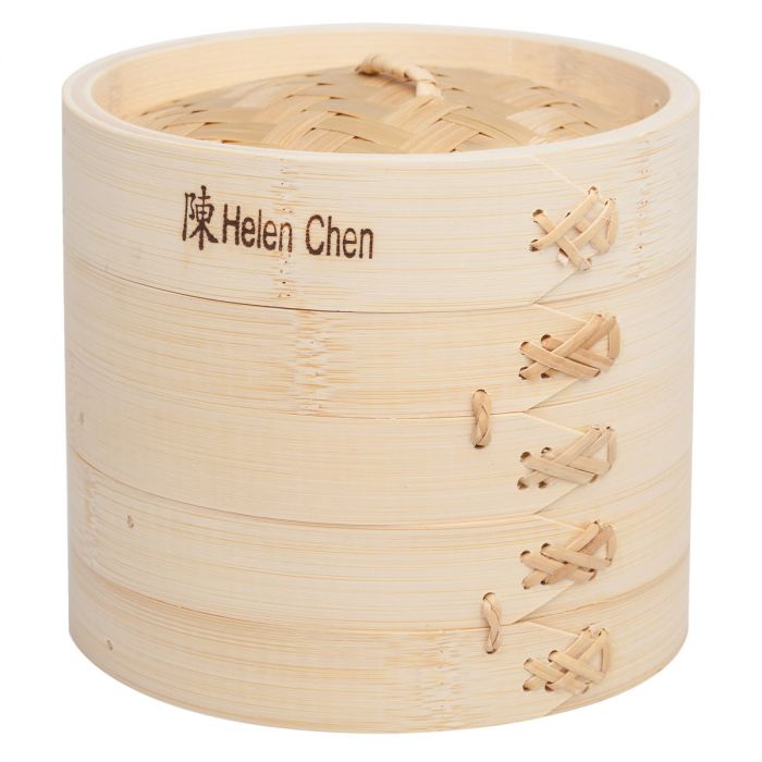 Helen's Asian Kitchen Bamboo Steamer 6" 781723970800 Kitchen Tools CDA Gourmet asian 1