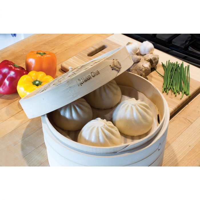 Helen's Asian Kitchen Bamboo Steamer 6" 781723970800 Kitchen Tools CDA Gourmet asian 4