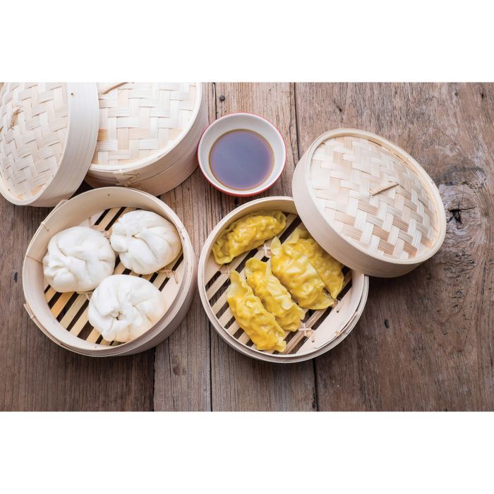 Helen's Asian Kitchen Bamboo Steamer 6" 781723970800 Kitchen Tools CDA Gourmet asian 2