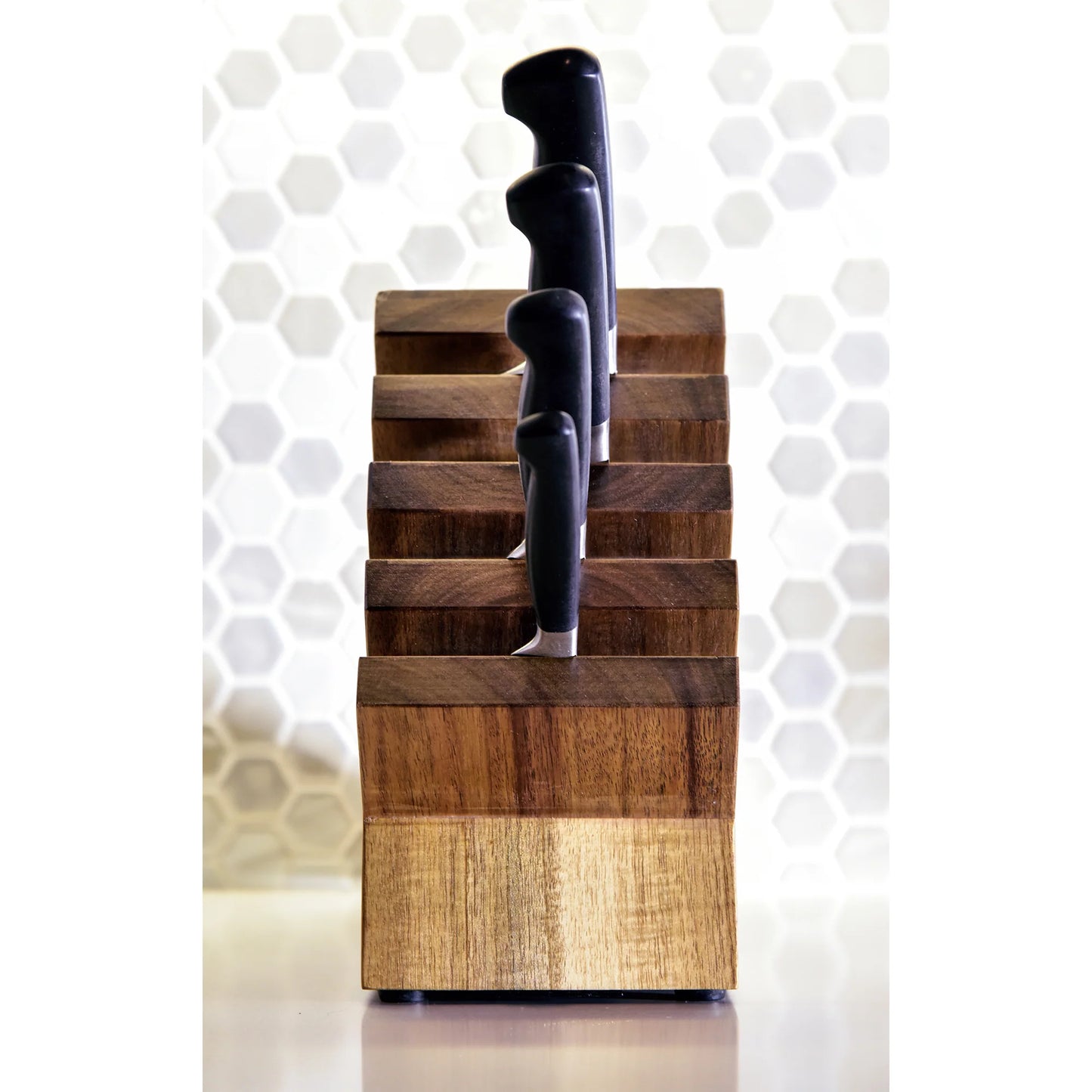 Messermeister Next Level Magnetic Knife Block - UV Light 098872565222 Cutlery CDA Gourmet knife knife block 3
