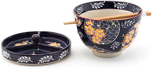 Mira Design Ramen Bowl - Navy Set of 2 453372 Serving Items CDA Gourmet asian ramen 2
