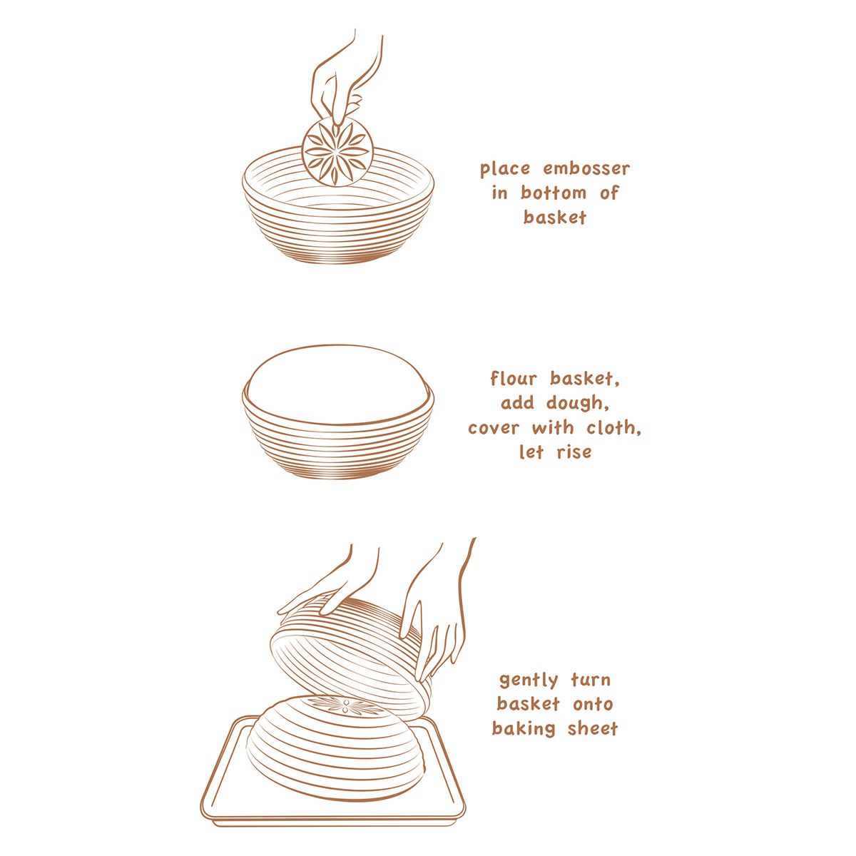 Talisman Designs Bread Embosser Set of 2 818876014300 Baking Accessories CDA Gourmet Baking Bread 5