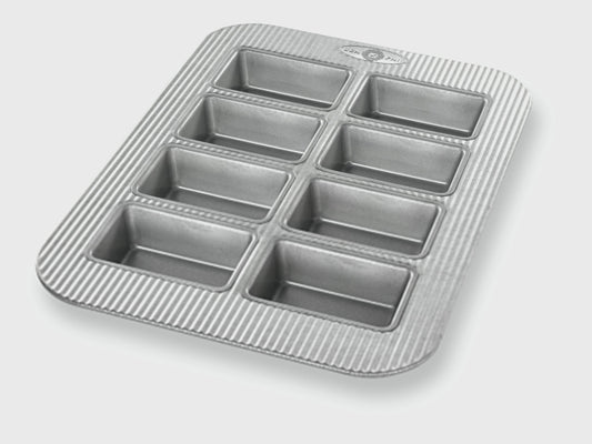 USA Pan Mini Bread Loaf Pan 8 Well Pan 894892001265 Bakeware CDA Gourmet bakeware Bread 1