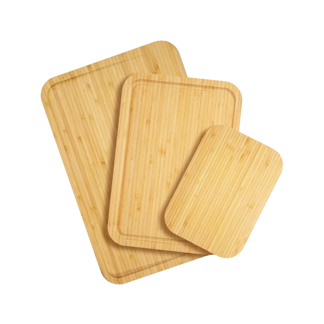 Bamboo Cutting Board Set - 3 Piece Set