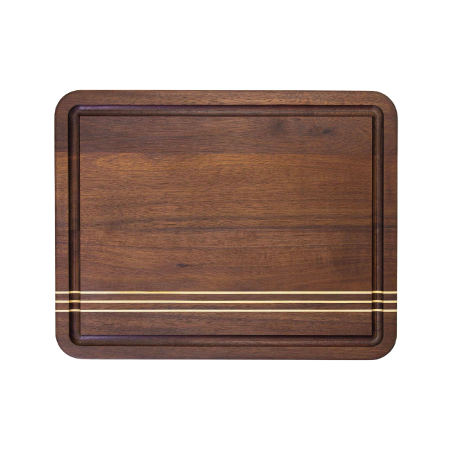 Acacia Wood Pinstripe Small Cutting & Serving Board