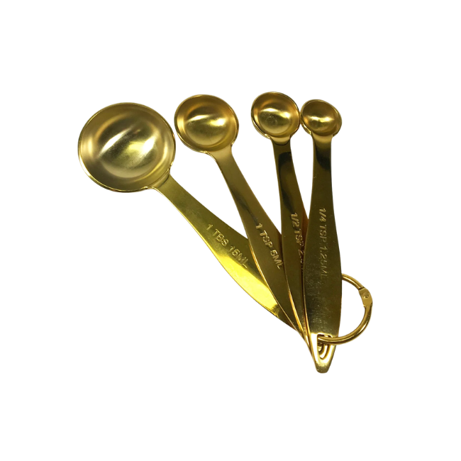 Measuring Spoons Gold