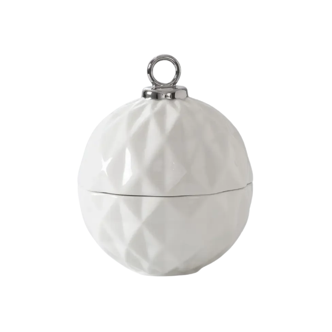 Large Ornament Bowl Silver Handle
