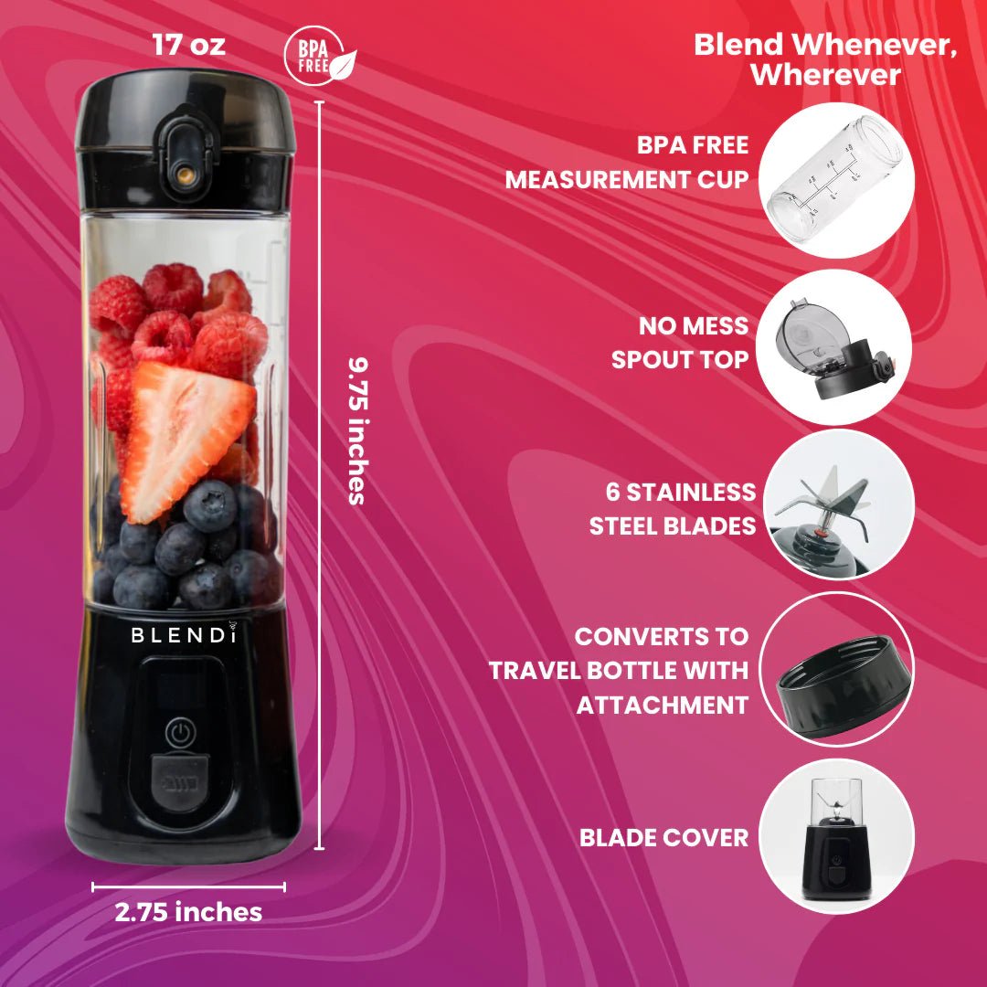 Blendi Pro+ Portable Blender (17oz) 669818929592 Handheld Electrics CDA Gourmet blender Blendi 5