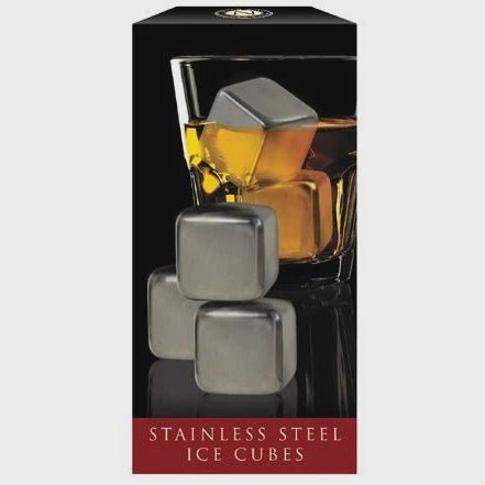 Cork Pops Stainless Ice Cubes - 4 095865008001 Barware CDA Gourmet Corkpop Cube 1