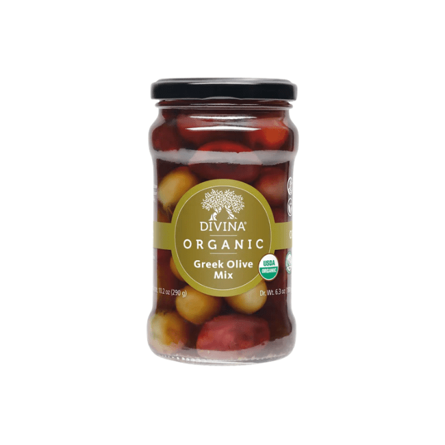 Divina Organic Greek Olive Mix 631723212410 Gourmet Foods CDA Gourmet Divina Greek 1