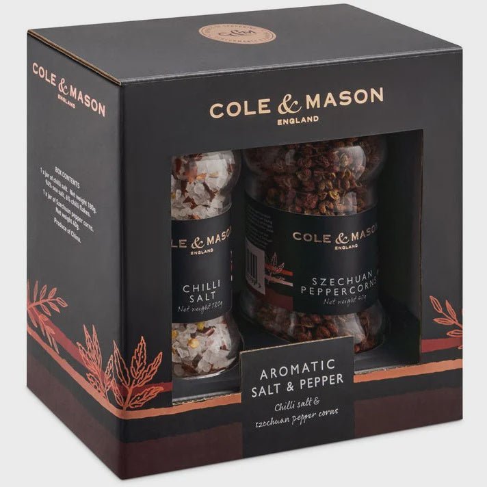 DKB Household USA Aromatic Salt & Pepper Set 5011268831737 Spices CDA Gourmet Aromatic Cole & Mason 1