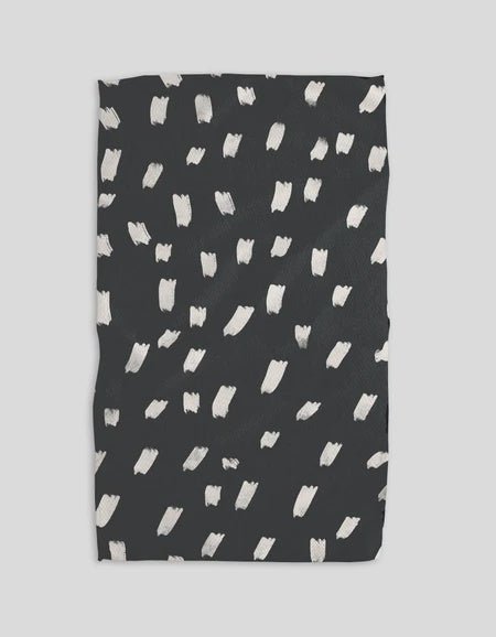 Geometry "Dark Out" Kitchen Tea Towel 840392704328 Towels CDA Gourmet Dark Out Geometry 1