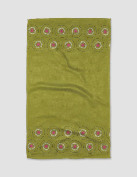 Geometry "Kiwi Kraze" Kitchen Tea Towel 10188 Towels CDA Gourmet Geometry Kitchen 1