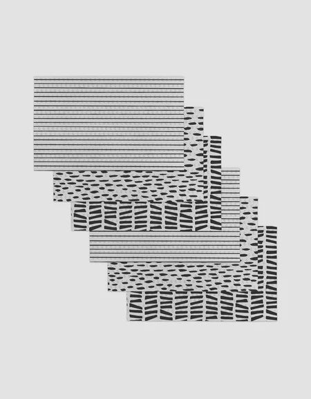Geometry "Lines Dots and Dashes" Not Paper Towel 10199 Towels CDA Gourmet Geometry Lines dots and dashes 1