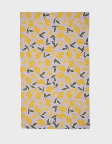 Geometry "Sweet Lemon" Kitchen Tea Towel 840392708098 Towels CDA Gourmet Geometry Kitchen 1