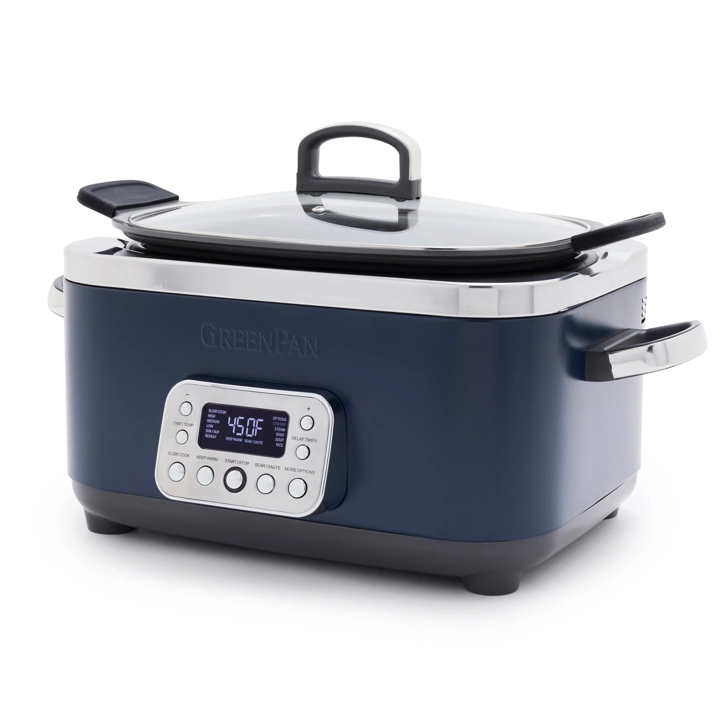 Greenpan Elite Slow Cooker - 6 Qt 885837052756 Electrics CDA Gourmet Black Clay 6