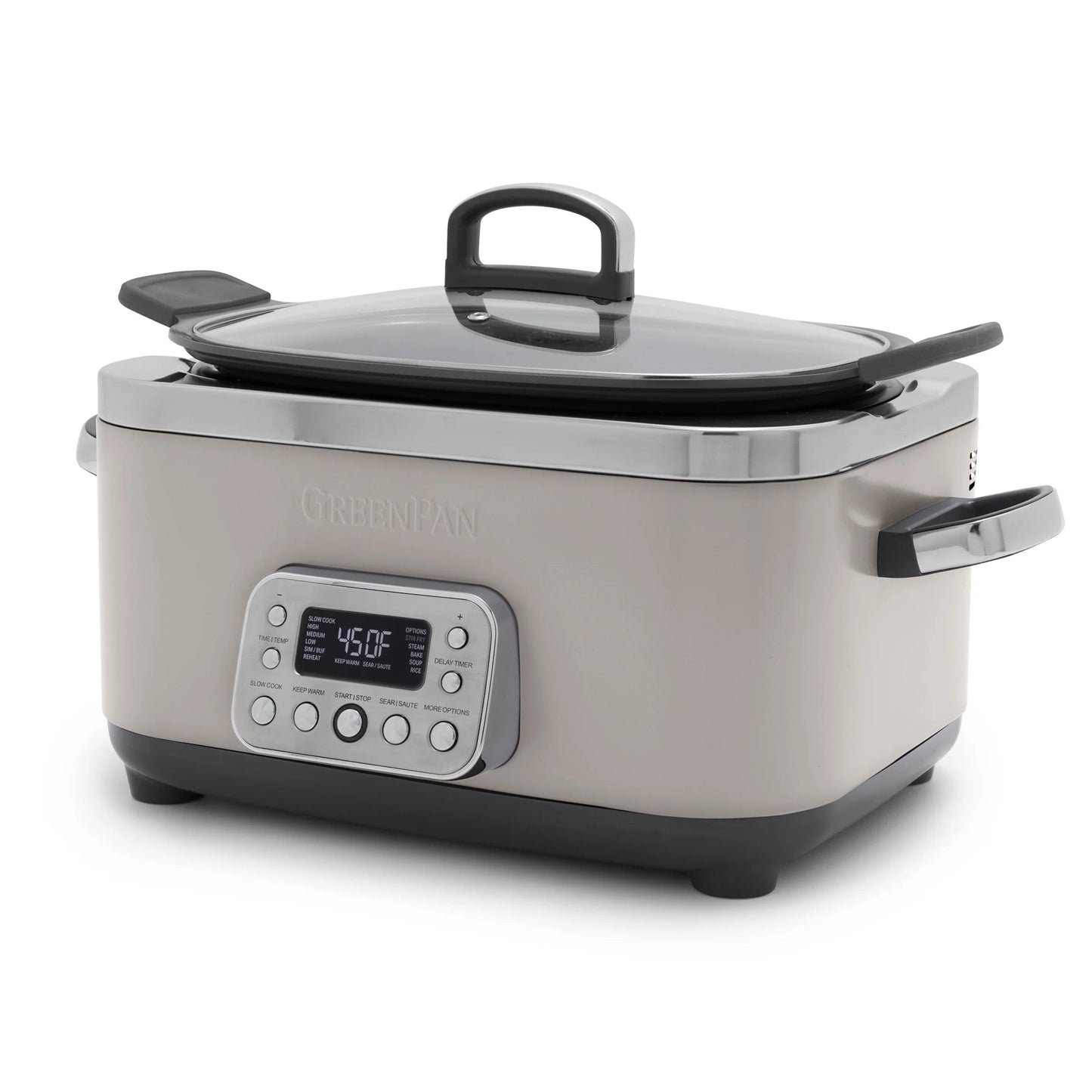 Greenpan Elite Slow Cooker - 6 Qt 885837052770 Electrics CDA Gourmet Black Clay 3