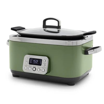 Greenpan Elite Slow Cooker - 6 Qt 885837052954 Electrics CDA Gourmet Black Clay 4