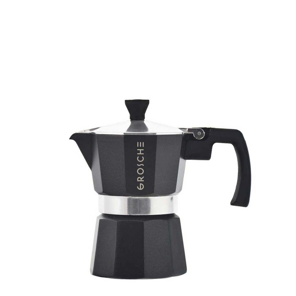 Grosche Milano Stovetop Espresso Maker - Black 682858075067 Coffee CDA Gourmet Espresso Maker Grosche 1