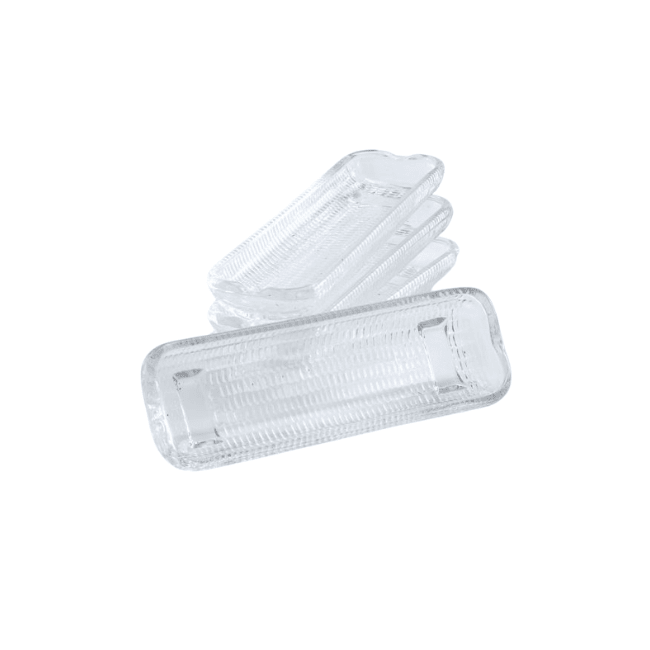 Harold Import Glass Corn Dishes - Set of 4 781723432063 CDA Gourmet Corn Dish 1