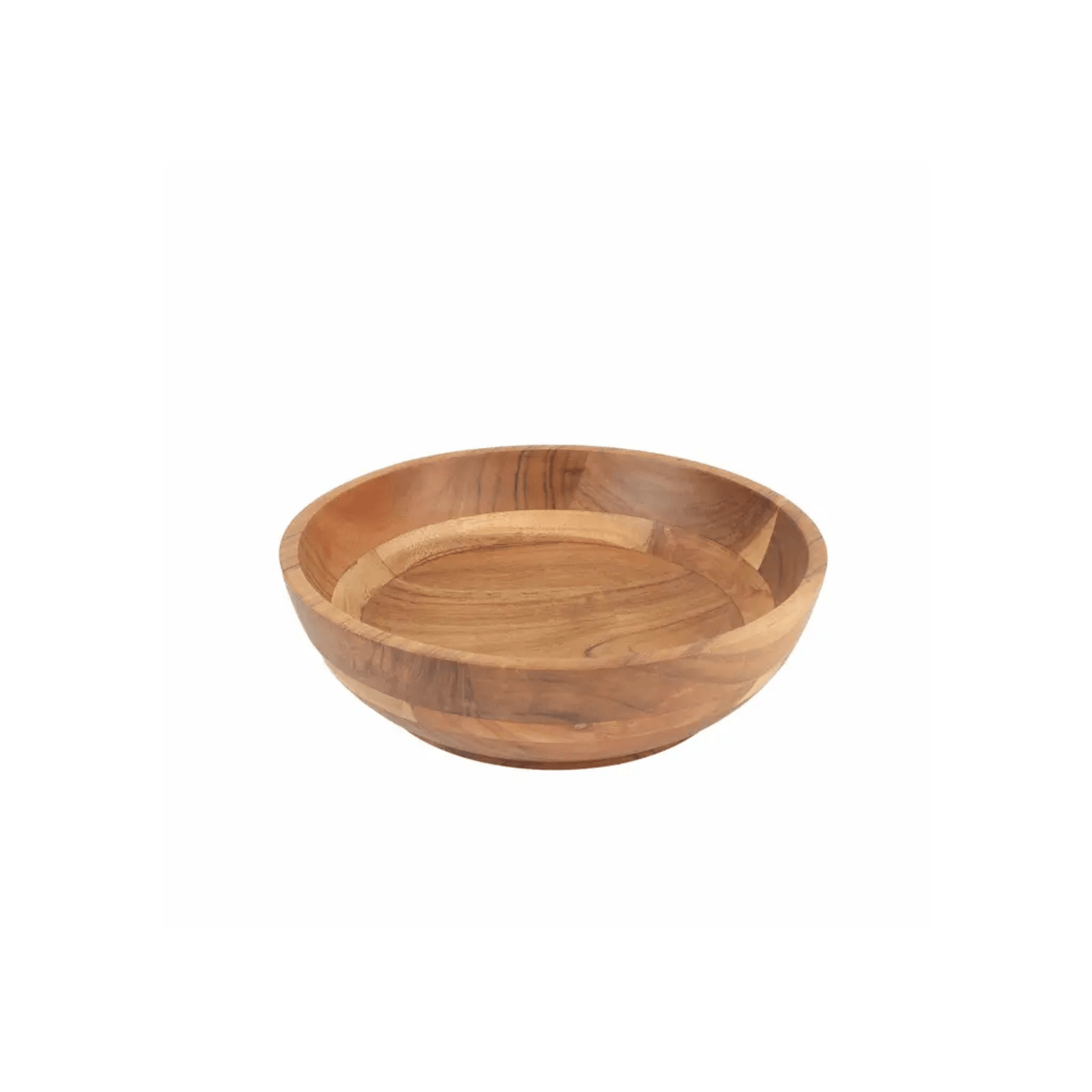 India Handicrafts Large Wood Serving Bowl - 14 Inch 711734753758 Serving Items CDA Gourmet Bowl Cutting Boards and Entertaining 1