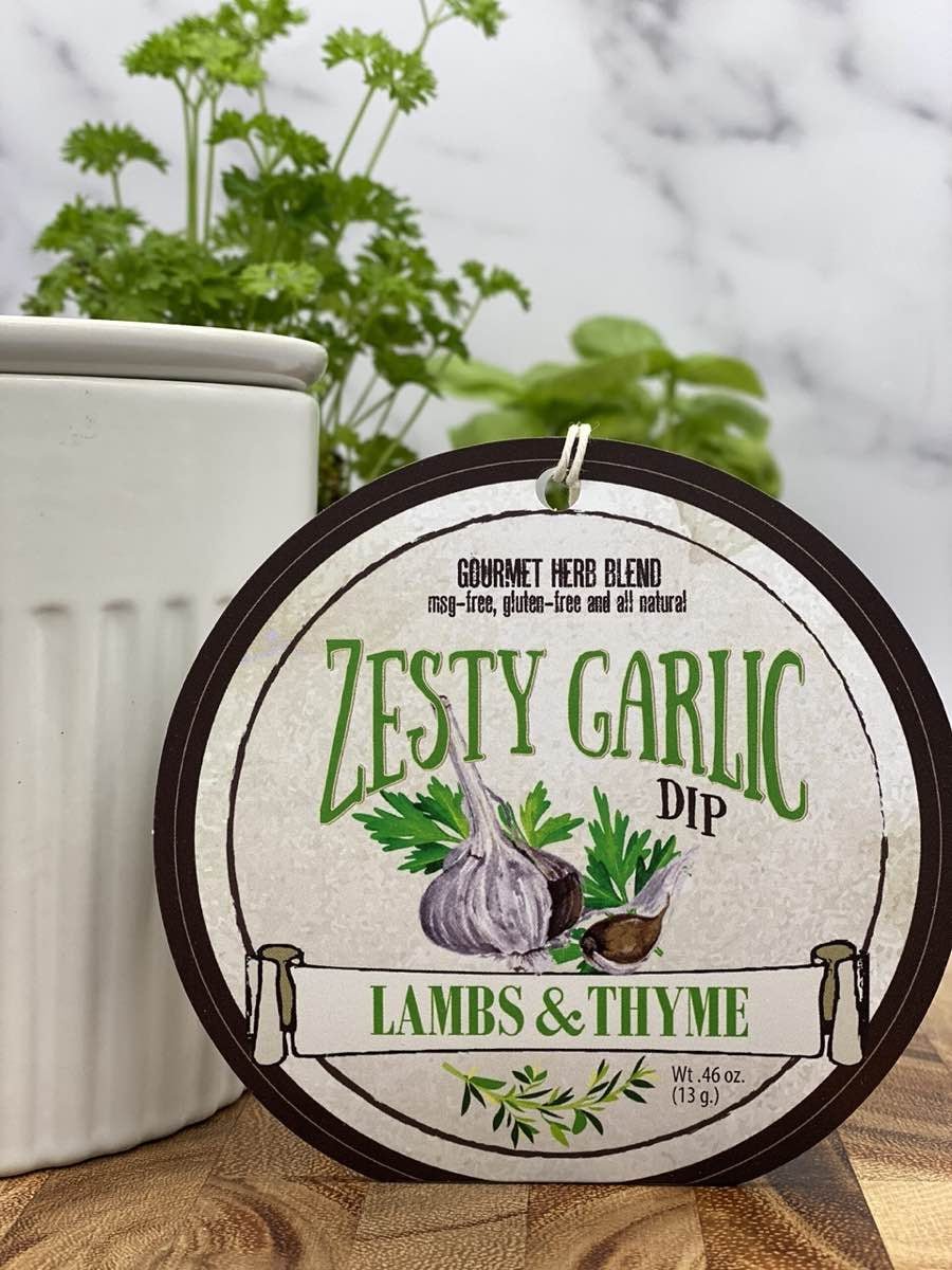 Lambs & Thyme Zesty Garlic Dip 858865006015 Dip Mixes CDA Gourmet Dip Lambs & Thyme 1