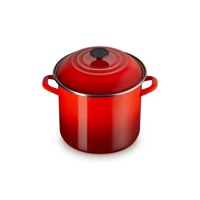 Le Creuset Le Creuset 10 QT Stockpot - Cerise 630870256445 Cookware CDA Gourmet Cerise Cookware 1