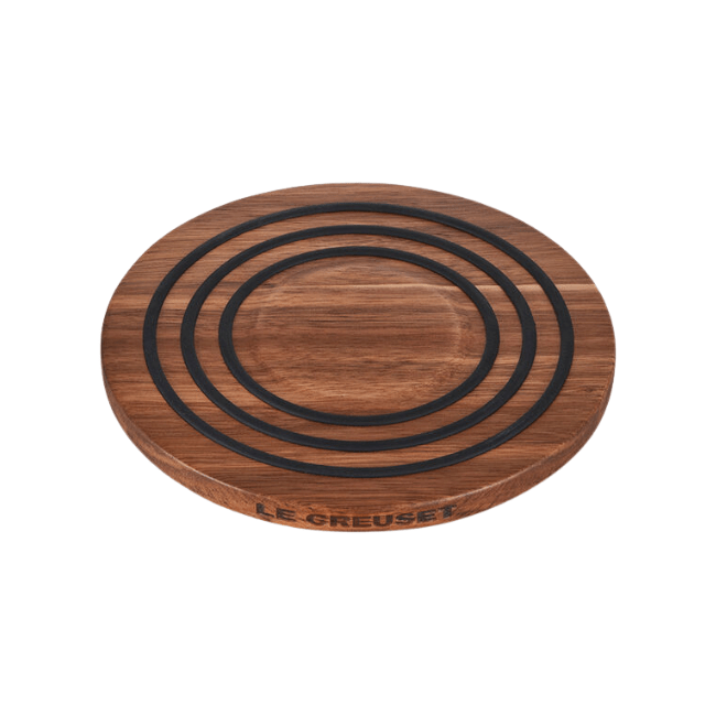 Le Creuset Magnetic Wooden Trivet 630870320672 Le Creuset CDA Gourmet Le Creuset Magnetic 1