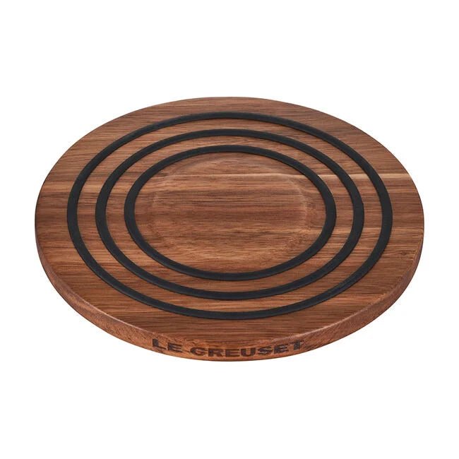 Le Creuset Magnetic Wooden Trivet 630870320672 Le Creuset CDA Gourmet Le Creuset Magnetic 1