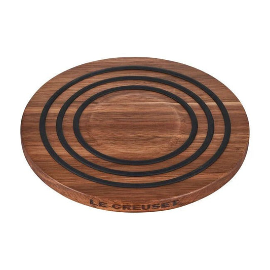 Le Creuset Magnetic Wooden Trivet 630870320672 Le Creuset CDA Gourmet Le Creuset Magnetic 1