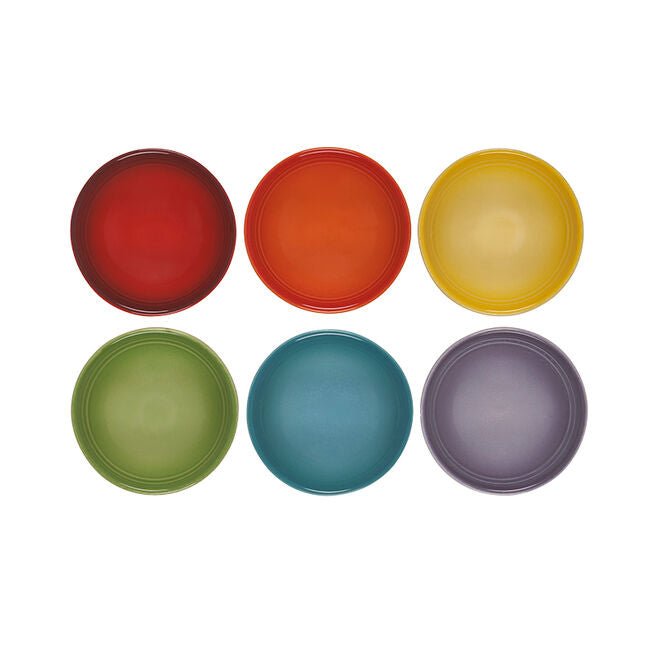 Le Creuset Pinch Bowl, Set of 6 - Multi color (Cerise, Flame, Soleile, Palm, Caribbean & Provence) 843251101641 Le Creuset CDA Gourmet Le Creuset Pinch Bowl 2