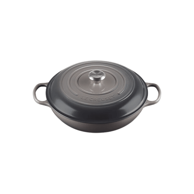 Le Creuset Signature Braiser - 5 QT 024147285885 Cookware CDA Gourmet Braiser Cerise 2