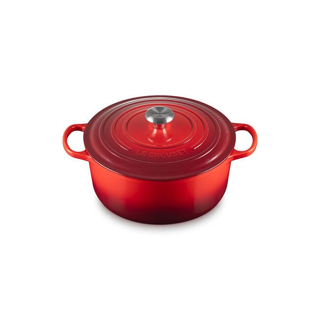 Le Creuset Signature Round Dutch Oven 024147260998 Cookware CDA Gourmet Baking Braising 1