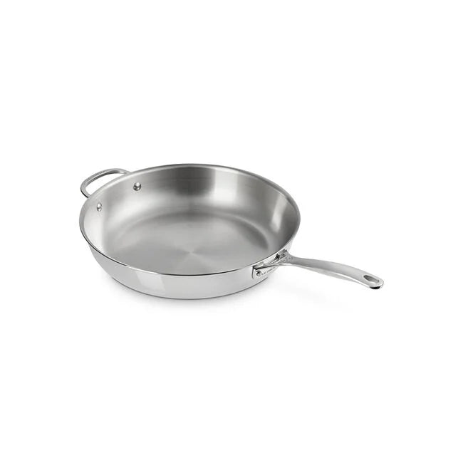 Le Creuset Signature Stainless Steel Deep Fry Pan - 12.5 Inch 630870155113 Le Creuset CDA Gourmet Deep Fry Pan 1