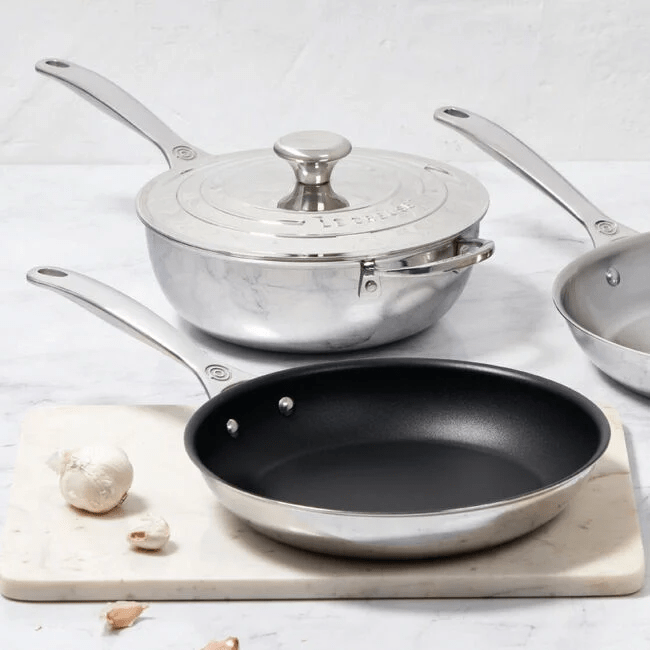 Le Creuset Signature Stainless Steel Non - stick Fry Pan - 12 Inch 630870131377 Cookware CDA Gourmet Cookware Fry Pan 2