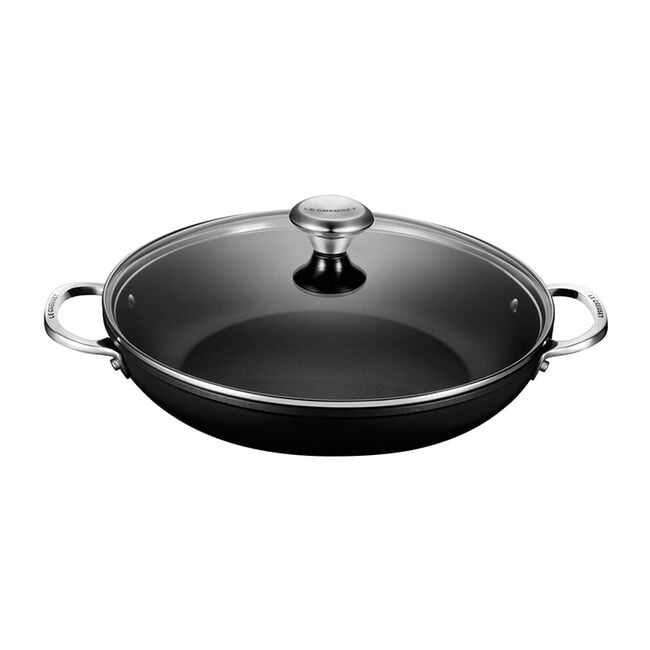 Le Creuset Toughened Non Stick Pro Braiser with Glass Lid - 4 QT 630870273268 Cookware CDA Gourmet Braiser Cookware 1