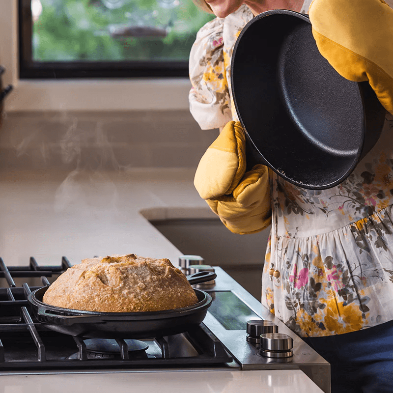 Lodge 3.2 Qt Combo Cooker 075536353005 Cookware CDA Gourmet cast iron Combo Cooker 2