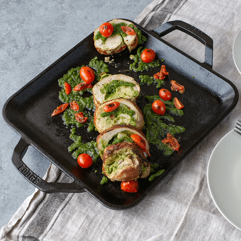 Lodge Cast Iron Square Griddle - Chef Collection - 11 Inch 075536393933 Cookware CDA Gourmet cast iron Chef Collection 2