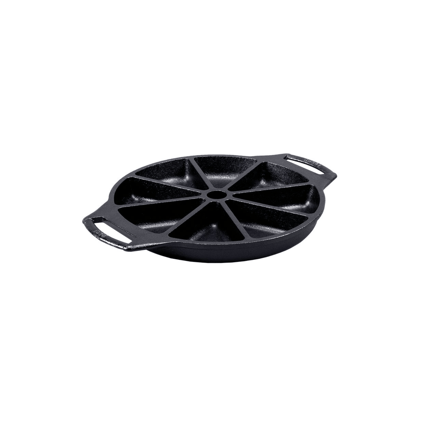 Lodge Seasoned Cast Iron Wedge Pan 075536374079 Cookware CDA Gourmet cast iron Cookware 1