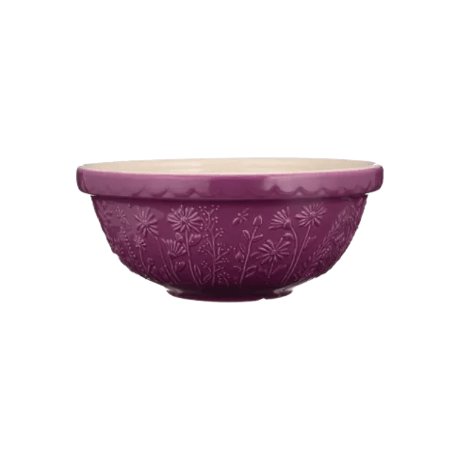 Mason Cash In The Meadow Daisy Purple Mixing Bowl - 2.85 Qt/2.7L 5010853281650 Ceramic Tableware CDA Gourmet Daisy Purple Mason Cash 1