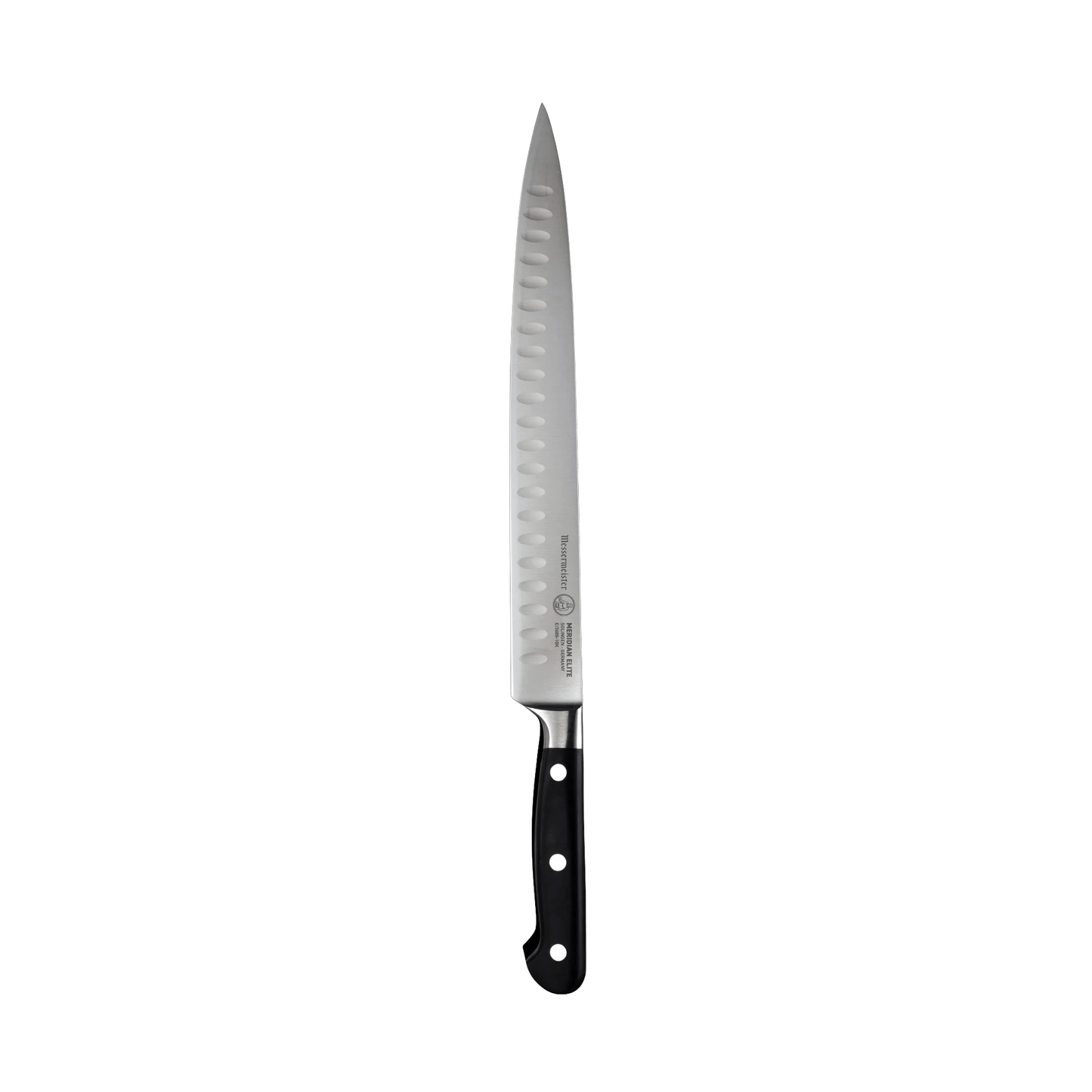 Messermeister Meridian Elite Kullens Slicer - 10 Inch 10970 Knives CDA Gourmet Kullenschliff Meridian Elite 1