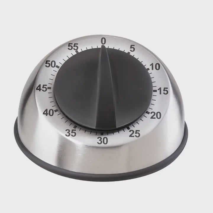 Oggi Stainless Steel Countdown 60 Minute Kitchen Timer 764271072592 Kitchen Accessories CDA Gourmet dial Gadgets and Utensils 1