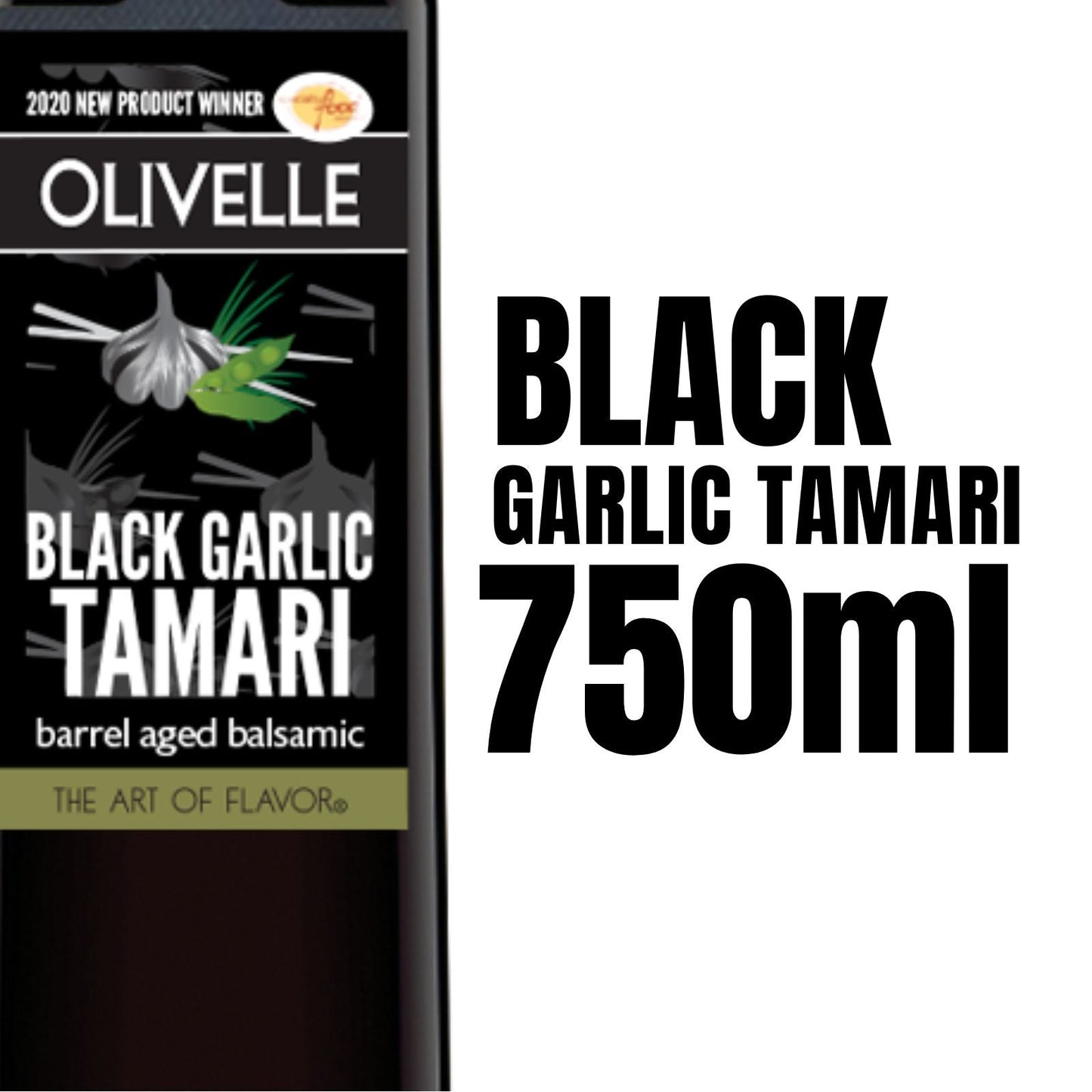 Olivelle Black Garlic Tamari - 750ML 10630 Olivelle Oil and Vinegar CDA Gourmet 750ml Balsamic 2