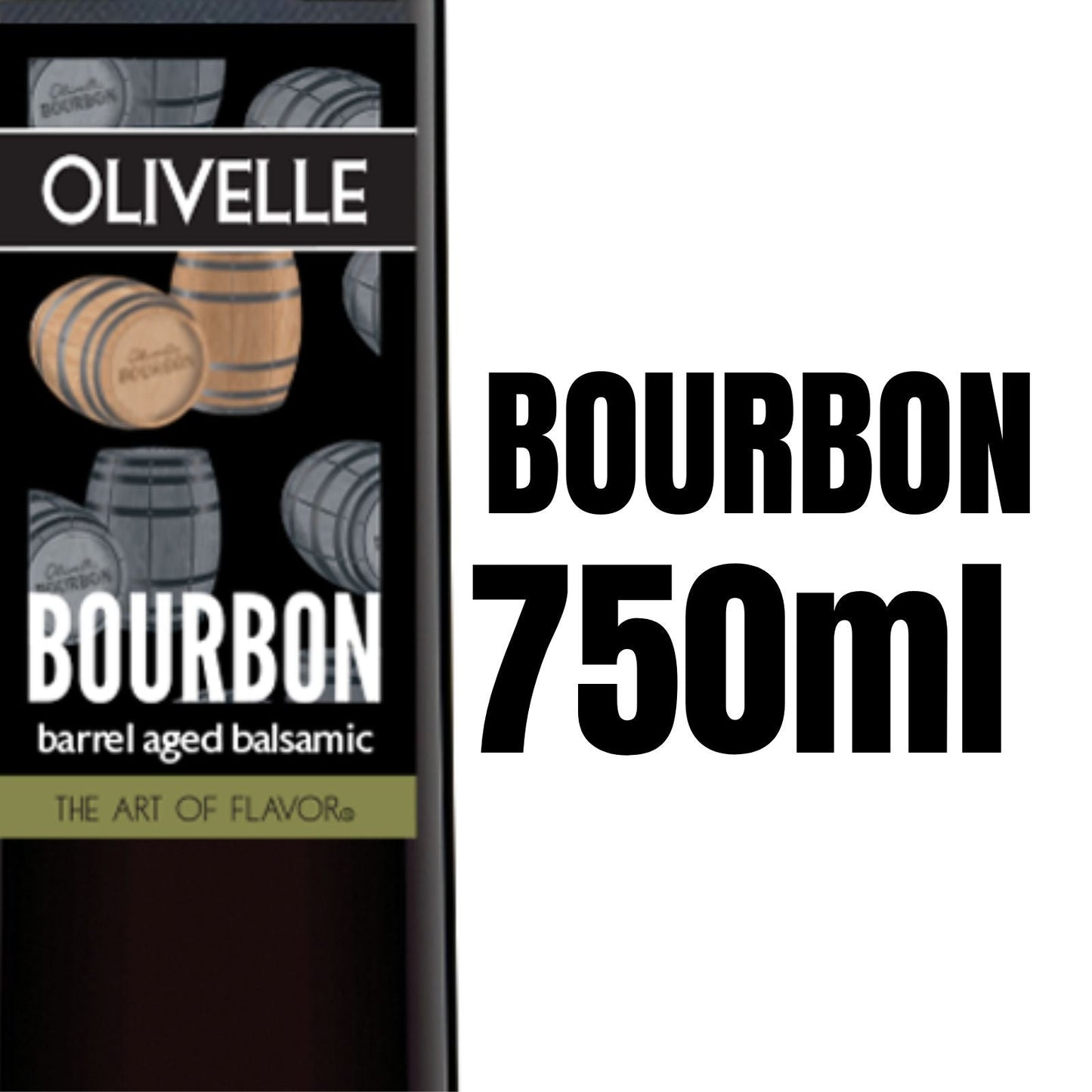 Olivelle Bourbon - 750ML 10634 Olivelle Oil and Vinegar CDA Gourmet 750ml Balsamic 2