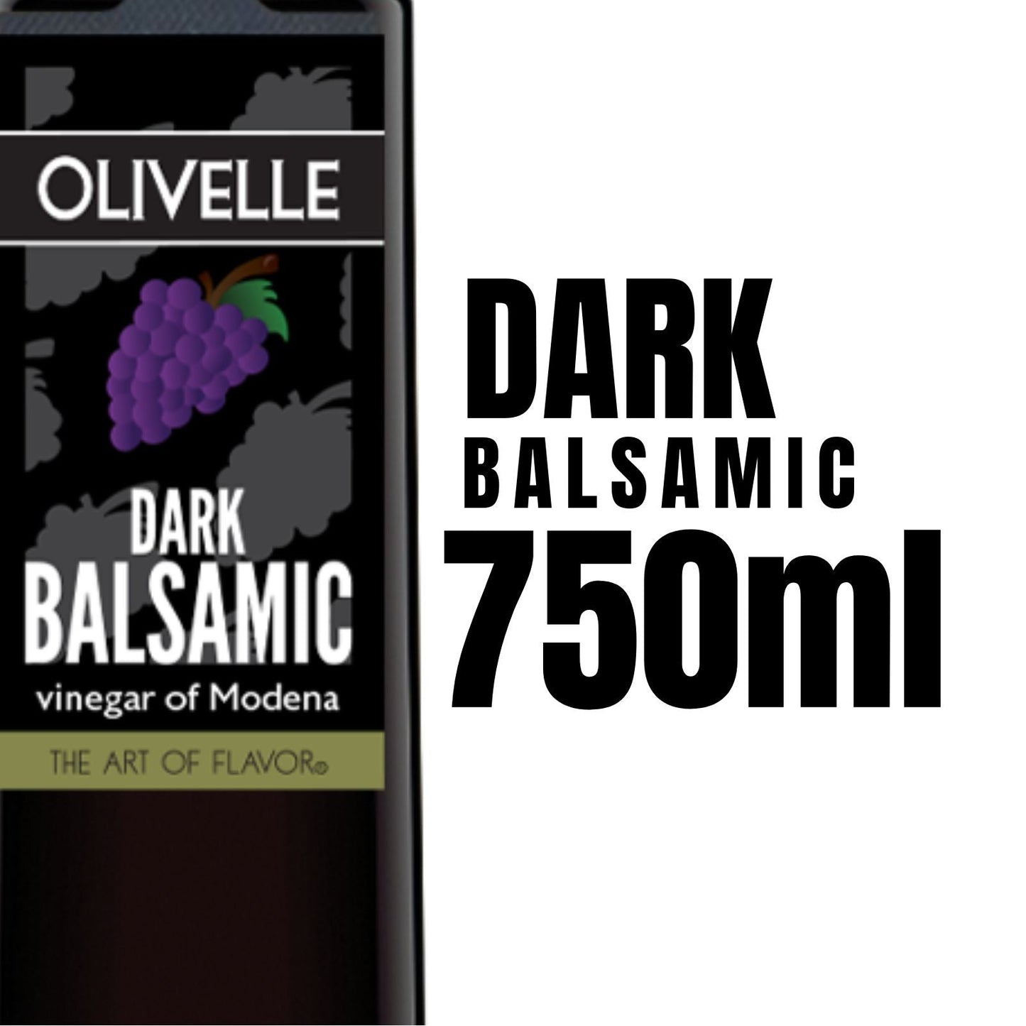 Olivelle Dark Balsamic - 750ML 10642 Olivelle Oil and Vinegar CDA Gourmet 750ml Balsamic 2