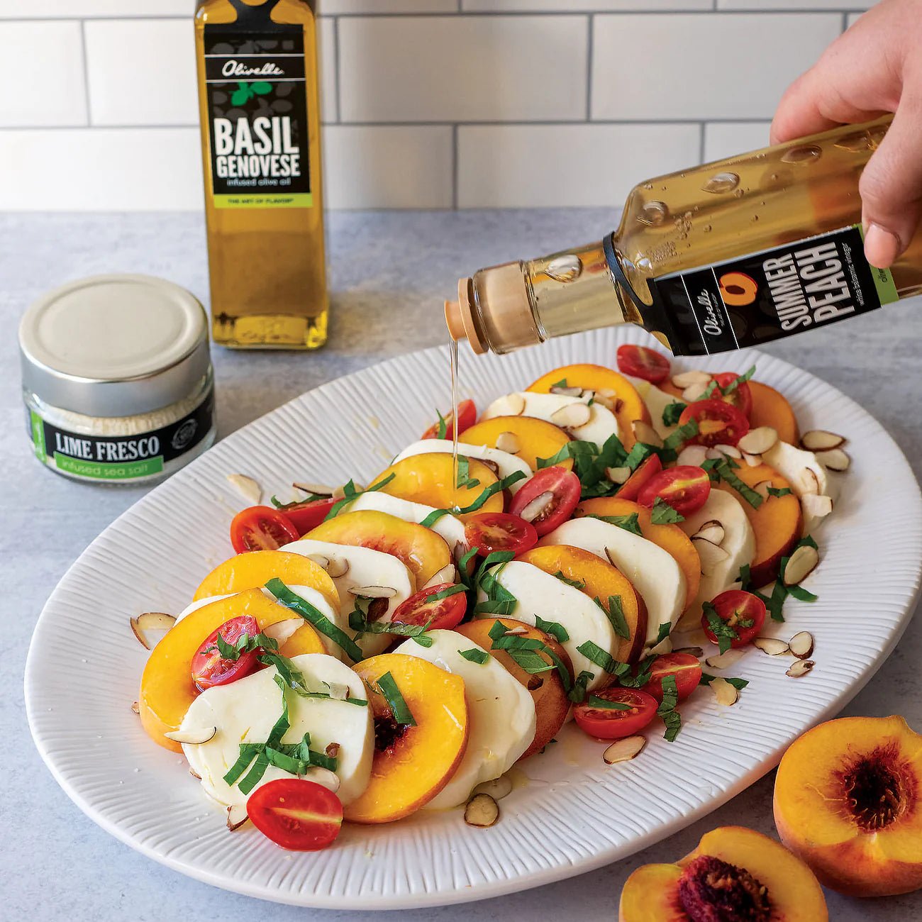 Olivelle Summer Peach - 100ML 10663 Olivelle Oil and Vinegar CDA Gourmet 100ml Balsamic 3