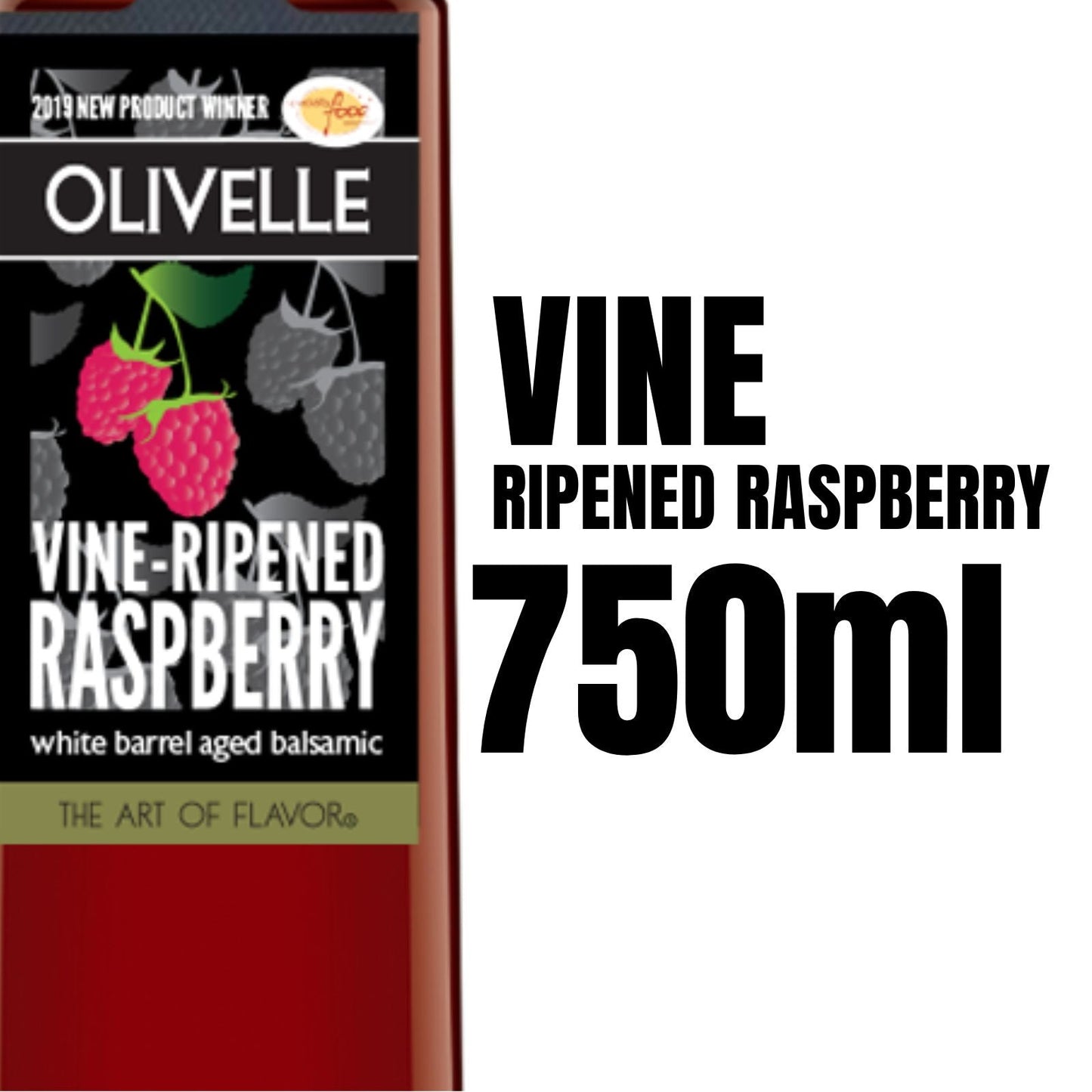 Olivelle Vine Ripened Raspberry - 750ML 10670 Olivelle Oil and Vinegar CDA Gourmet 750ml Balsamic 2