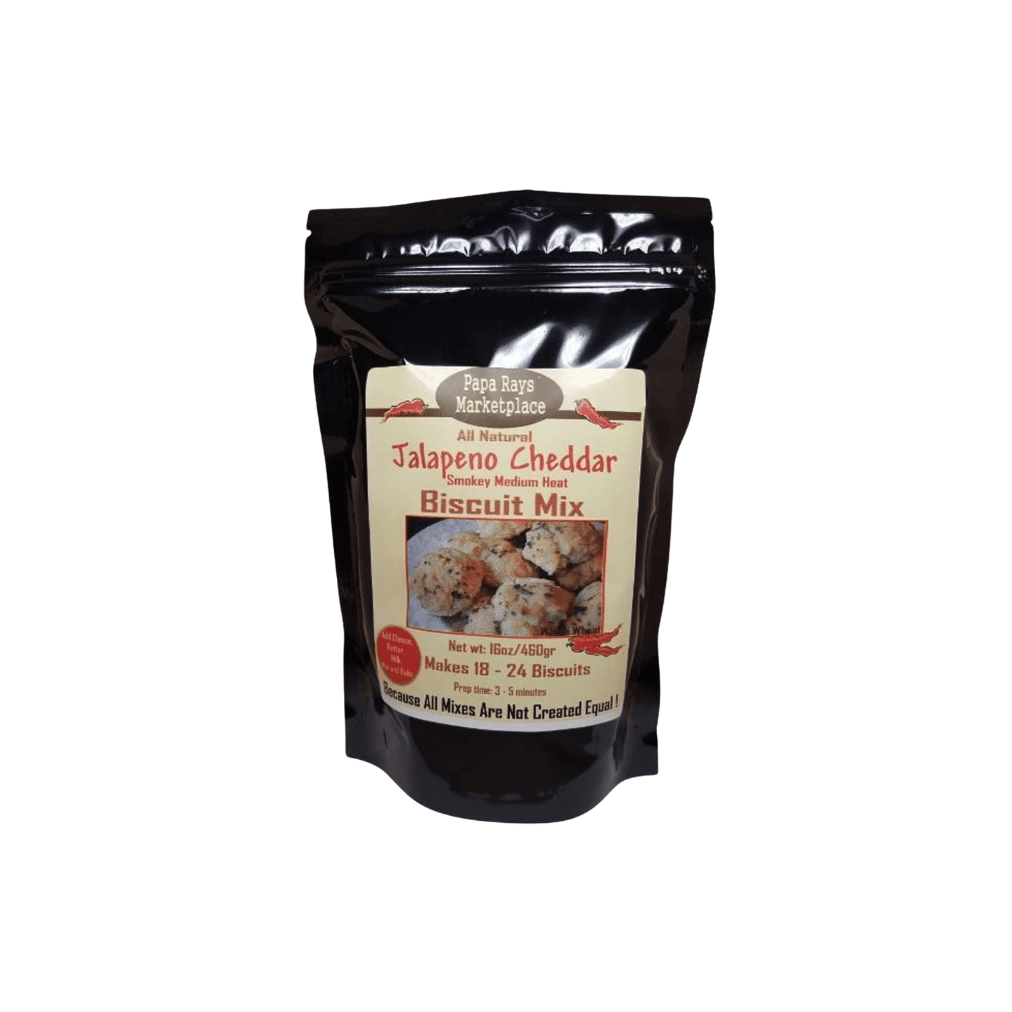 Papa Ray’s Jalapeño Cheddar Biscuit Mix 813885007589 Gourmet Foods CDA Gourmet Biscuit Cheddar 1