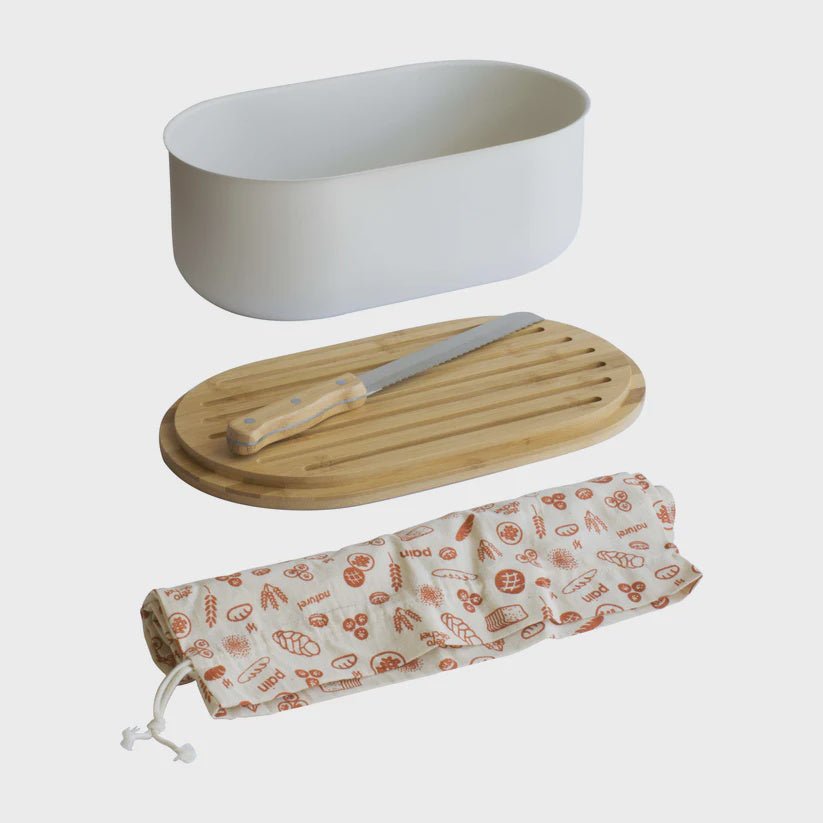 Pebbly 4 in 1 Bread Box 3760132814209 Bread CDA Gourmet 4 in 1 Bread Bag 1